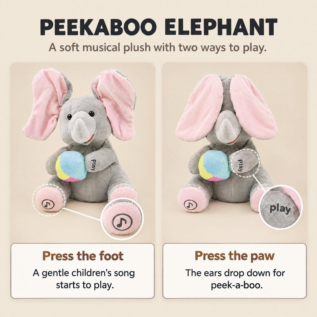 Benny’s Peekaboo Elephant™